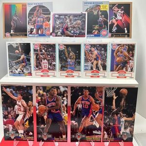 "Bad Boys" Pistons era Vintage lot of 14 with Tallboy cards (Thomas, Rodman ect)